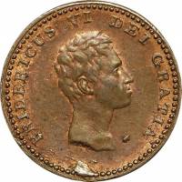 (№1812km672) Монета Дания 1812 год 3 Skilling