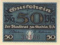 (№1920) Банкнота Германия 1920 год "50 Pfennig"