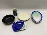 Селедочница, салатники, чашка