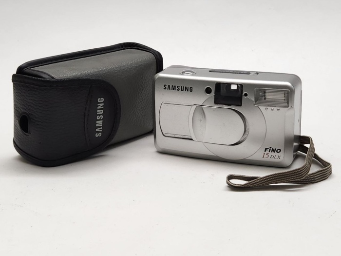 Фотоаппарат плёночный Samsung Fino 15 dex с чехлом  Китай  Рабочий