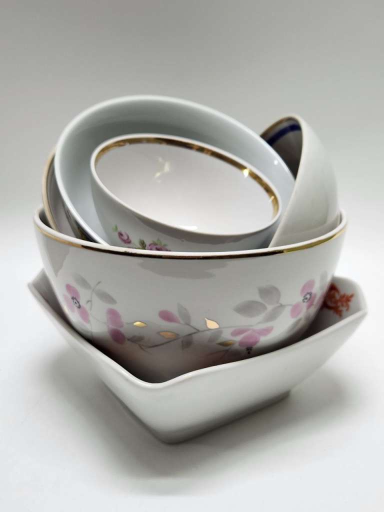 Салатники пиалы 6 штук разных