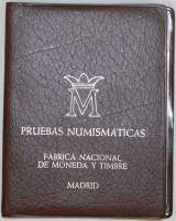 (1957-66, 6 монет) Набор монет Испания 1957-1966 год   Буклет