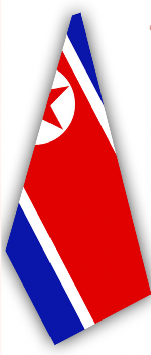 Флаг Россия &quot;Флаг Северной Кореи&quot;  
