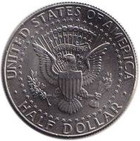 (2005d) Монета США 2005 год 50 центов  3. Основной тип Кеннеди Медь-Никель  UNC