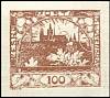(1919-003) Марка Чехословакия "Собор Св. Николая (Коричневая)"    Градчаны (Стандартный выпуск) II Θ