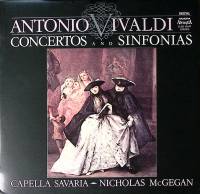Пластинка виниловая А. Вивальди Concertos Sinfonias C.Savaria N.McGegan Hungaroton 300 мм. Near mint