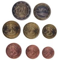 (2003) Набор монет Евро Финляндия 2003 год   UNC