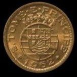 (№1962km15) Монета Сан-Томе и Принсипи 1962 год 10 Centavos