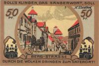 (№1921) Банкнота Германия 1921 год "50 Pfennig"