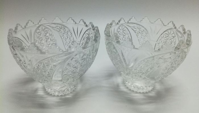 Конфетницы, хрусталь, 2 шт