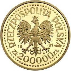 () Монета Польша 1991 год 2000000  &quot;&quot;    AU
