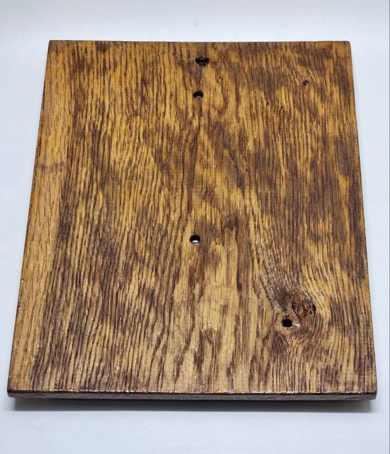 Панно Термометр якорь Ленинград настенный металл на деревянной основе СССР