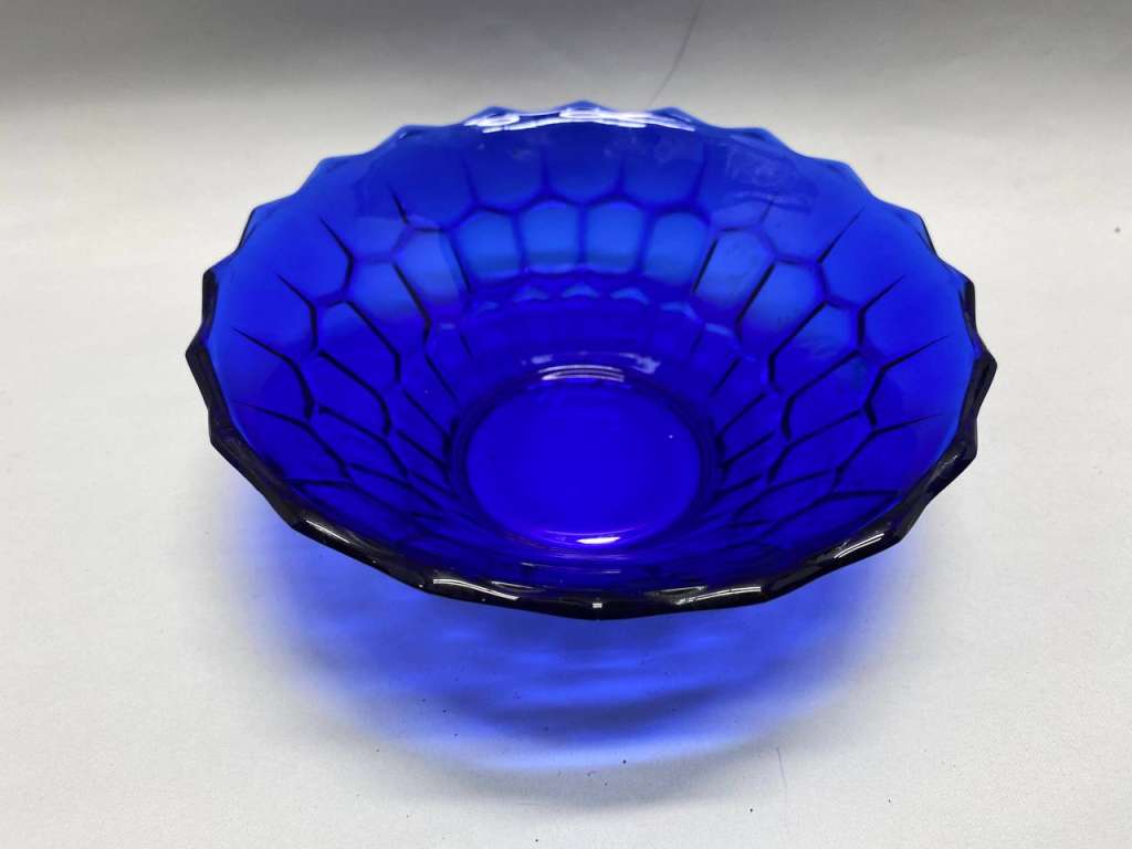 Салатник стекло кобальт