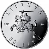 () Монета Литва 2010 год 50 лит ""   AU