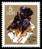 (1969-036) Марка Германия (ГДР) "Эритрин"    Минералы III Θ