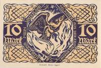 (№1922) Банкнота Германия 1922 год "10 Mark"