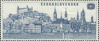 (1967-006) Марка Чехословакия "Братислава"    Международный год туризма III Θ