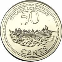 (№2009km57) Монета Питкерн 2009 год 50 Cents