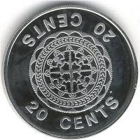 (№1977km5) Монета Соломоновы Острова 1977 год 20 Cents