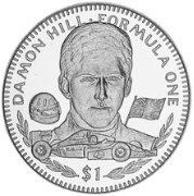 () Монета Либерия 1994 год 1  &quot;&quot;   Медь-Никель  UNC