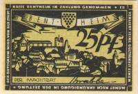 (№1921) Банкнота Германия 1921 год "25 Pfennig"