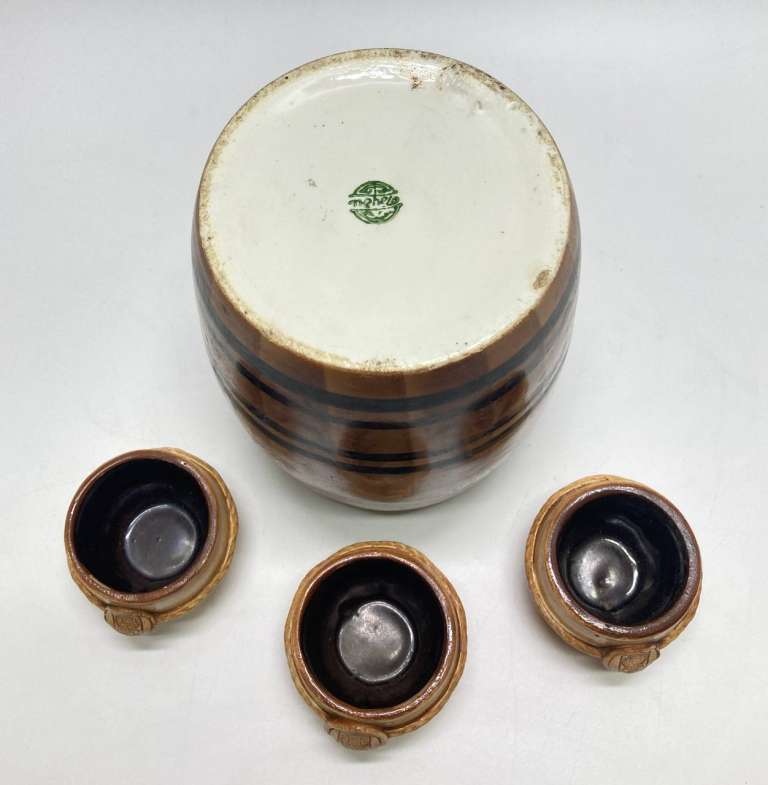 Бочонки керамические (3+1), 4 шт