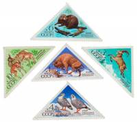 (1973-057-61) Серия Набор марок (5 шт) СССР    Государственные заповедники III O