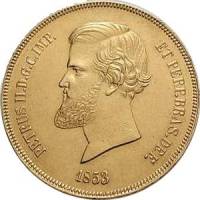 (№1853km468) Монета Бразилия 1853 год 20,000 Reacute;is