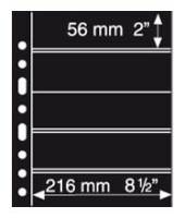 Лист GRANDE 5S на 10 банкнот двусторонний, черный,. Упаковка (5 шт.) Германия, 312953