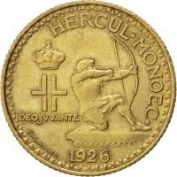 (№1926km114) Монета Монако 1926 год 1 Franc