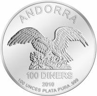 () Монета Андорра 2010 год 100  ""    AU