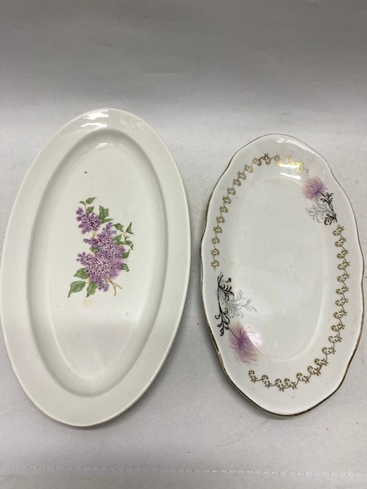 Блюдо овальное, селедочница, 2 шт