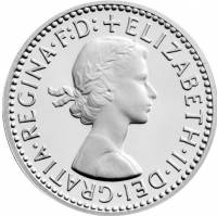 (№1954km899) Монета Великобритания 1954 год 2 Pence (Королева Елизавета II)