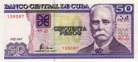 (,) Банкнота Куба 2005 год 50 песо "Каликсто Гарсиа-и-Иньигес"   UNC