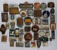 Набор значков знаков (45 шт.) СССР "Разное" На булавке 