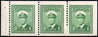 (№1943-43) Лист марок Канада 1943 год "Король Георг VI в форме ВМС", Гашеный