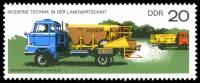 (1977-041) Марка Германия (ГДР) "Сеялка"    Сельское хозяйство II Θ