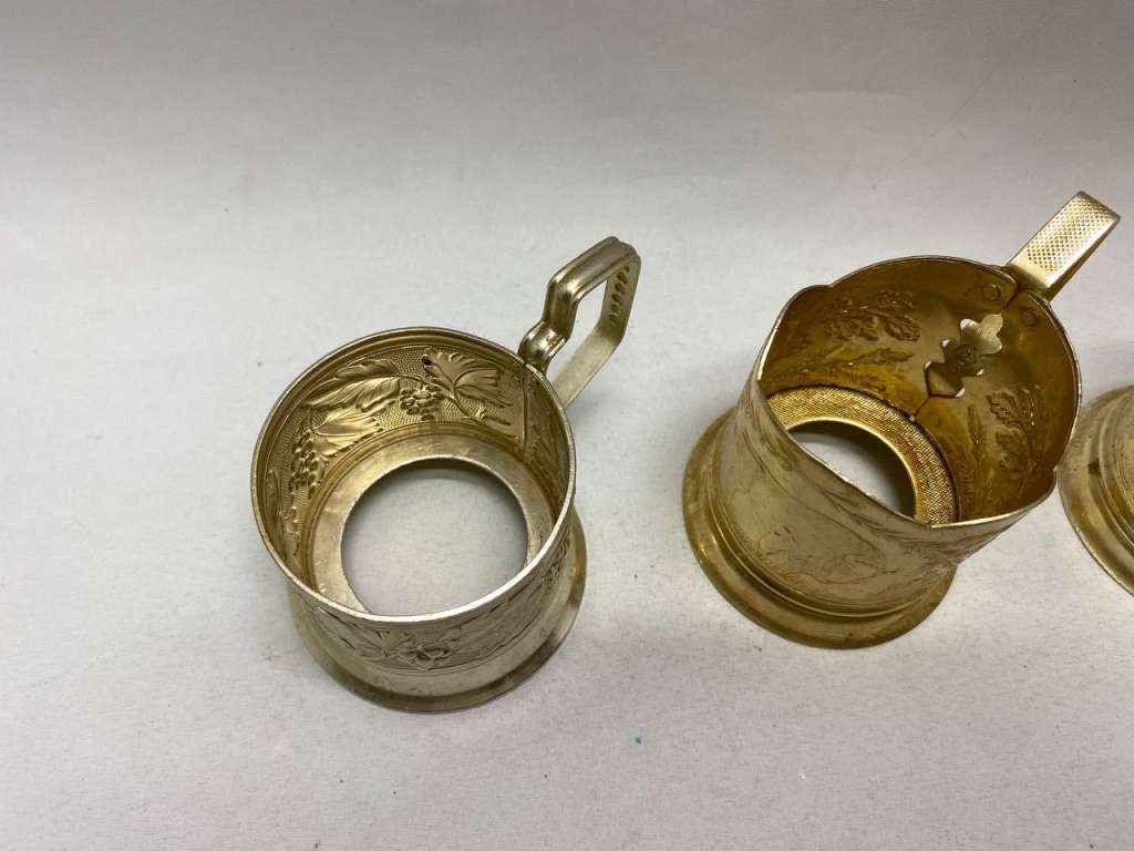 Подстаканник аллюминий 4 шт