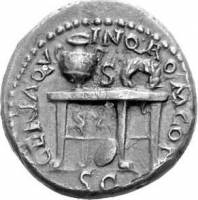 (№ (Без даты) ) Монета Римская империя 1970 год 1 Semis