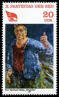 (1981-026) Марка Германия (ГДР) "Бригадир"    Съезд СЕПГ III Θ