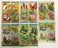 --  Набор блоков Бурунди 6 шт.  Гашёные , III Θ