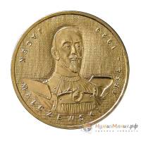 (063) Монета Польша 2003 год 2 злотых "Яцек Мальчевский"  Латунь  UNC