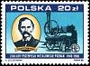 (1988-045) Марка Польша "Промышленник Ипполит Чегельский"    70 лет независимой республике. Национал