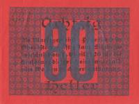 (№1920) Банкнота Австрия 1920 год "80 Heller"