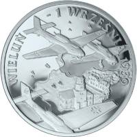 2009 Монета Польша 2009 год 10 злотых 2-я Мировая Война. 70 лет начала  Серебро Ag 925  PROOF