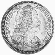 (№1740km1666) Монета Австрия 1740 год frac14; Thaler