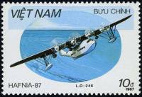 (1987-095a) Марка Вьетнам "Лиор и Оливье Лео 246"  Без перфорации  Гидропланы III O