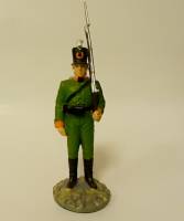 Оловянный солдатик "Рядовой  6-го егерского полка, 1805г."