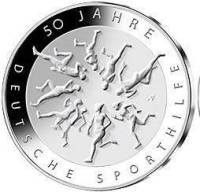 (2017) Монета Германия (ФРГ) 2017 год 20 евро "Фонд поддержки спорта"  Серебро Ag 925  PROOF