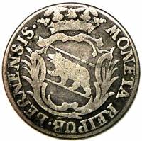 (№1755km117 (bern)) Монета Швейцария 1755 год 20 Kreuzer